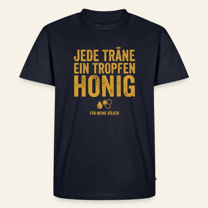 Völkerliebe T-Shirt in Dunkelblau – Vorderseite