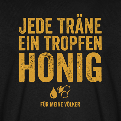 Völkerliebe T-Shirt in Schwarz – Druck im Detail